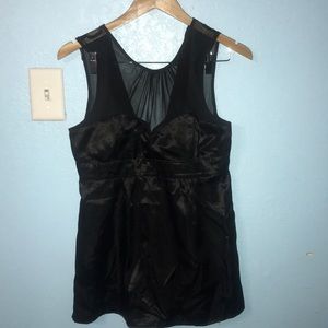 Silk dressy short sleeve blouse